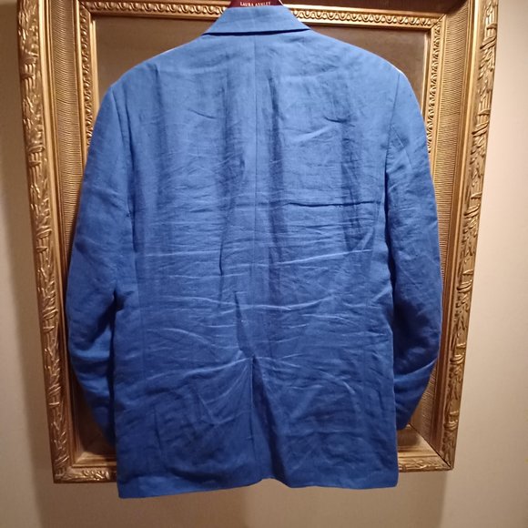 Ralph Lauren / Lord and Taylor Bright Blue Quality Cotton Sport Jacket - Picture 5 of 11